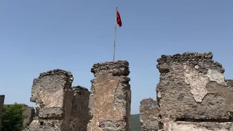 Ruin of Kayakoy Stock Footage 288080340