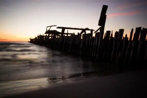Ruin pier Stock Photos
