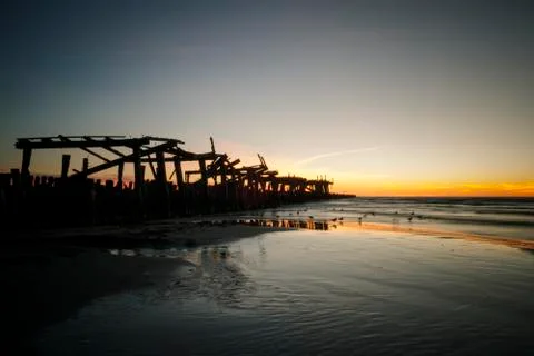Ruin pier Stock Photos