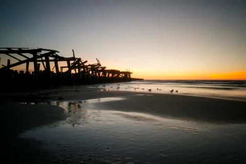 Ruin pier Stock Photos