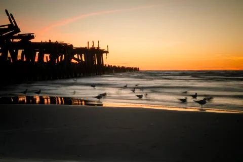Ruin pier Stock Photos