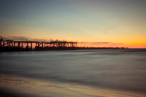 Ruin pier Stock Photos