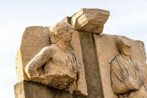 Ruin of statue Stock Photos