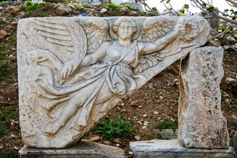 Ruin of statue Stock Photos