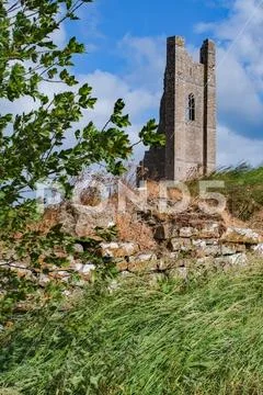 Ruin at Trim Castle Stock Photos