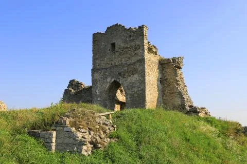 Ruine of old tower Stock Photos