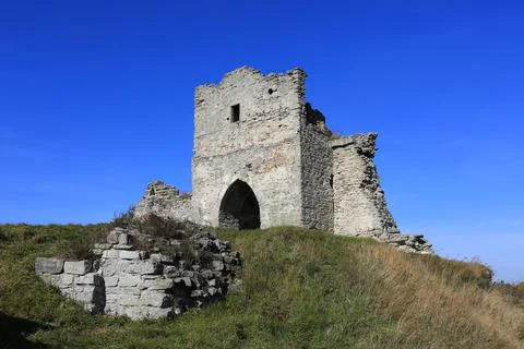 Ruine of old tower 스톡 사진
