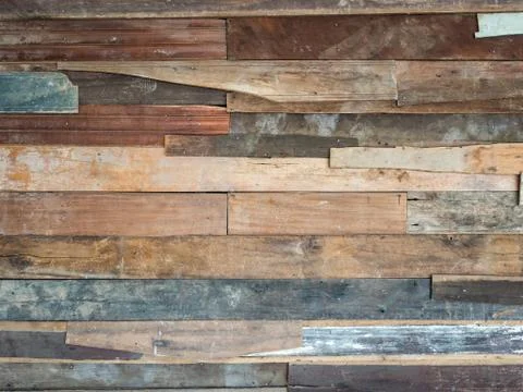 Ruine plank wall texture for background Stock Photos