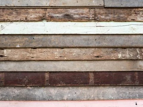 Ruine plank wall texture for background Stock Photos