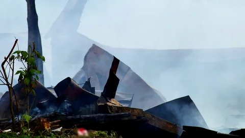 Ruined building. Stock Footage 109389018