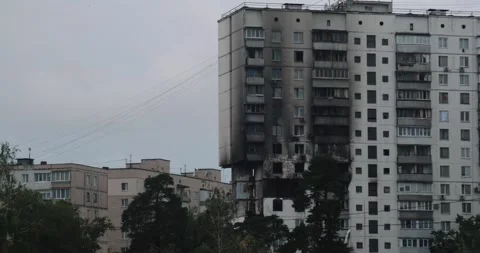 Ruined building 스톡 동영상 253264386