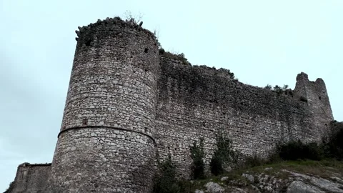 Ruined castle Stock Footage 265170771