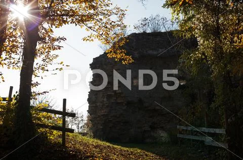 Ruined castle Stock Photos