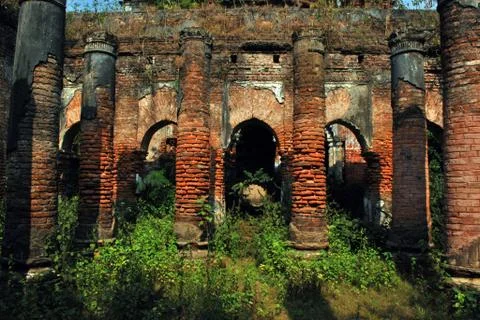 Ruined palace Stock Photos