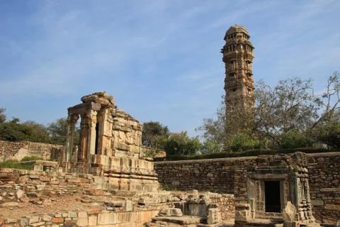 Ruined Structures at Fort Stock Photos