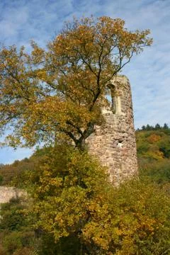 Ruined tower Stock Photos