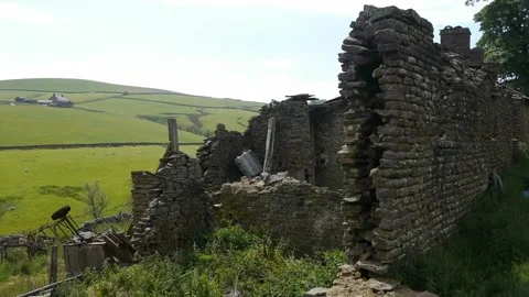 Ruined wall Stock Footage 313530902