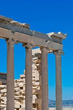 Ruins of the acropolis. Stock Photos