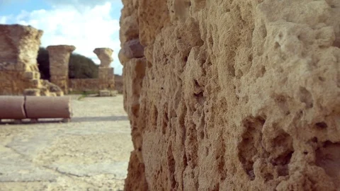 Ruins Of Ancient Buildings Moving Focus Stock Footage 114254680