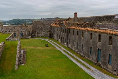 Ruins of ancient castle. Charles fort Kinsale Cork county Ireland. Irish castles Stock Photos