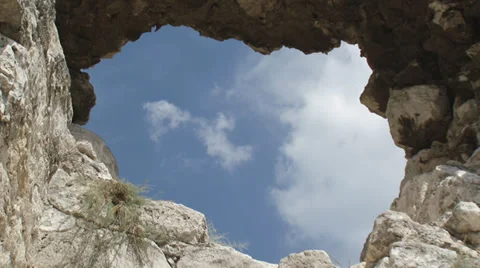 Ruins of an ancient castle  Stock Footage 31214844