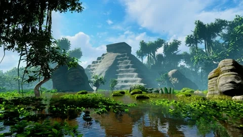 Ruins of an ancient civilization Stock Footage 139040253