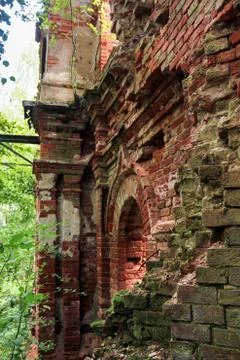 Ruins of an ancient monastery. Foto stock