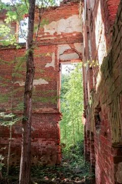 Ruins of an ancient monastery. Photos