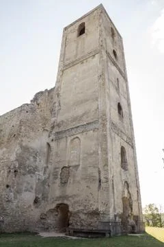 Ruins of ancient monastery Stock Photos