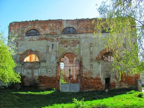 Ruins of an Ancient Synagogue Stock Photos