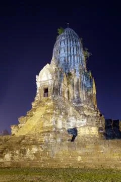 The ruins of an ancient temple Foto stock