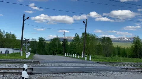Ruins and tree-lined roads in an abandoned city. 4K shooting. Stock Footage 132385278
