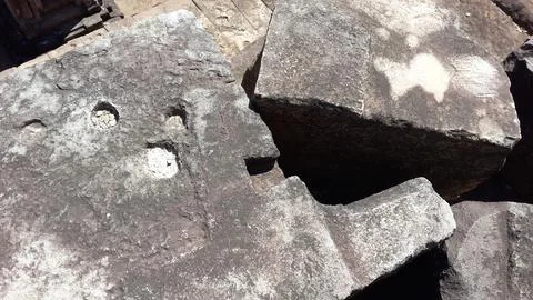 Ruins of Angkor area Stock Photos