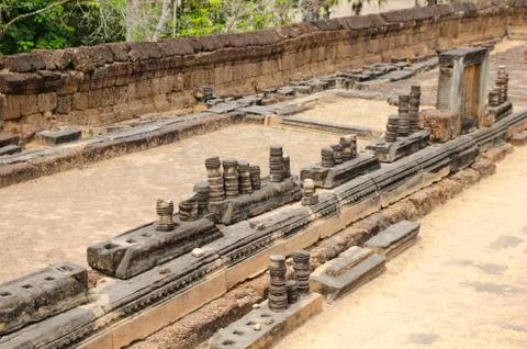 Ruins of angkor Stock Photos