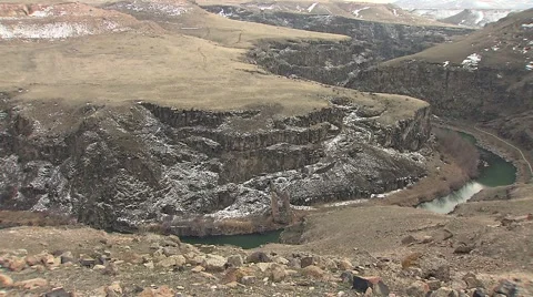 Ruins of Ani, Eastern Turkey.mp4 Stock Footage 61397721