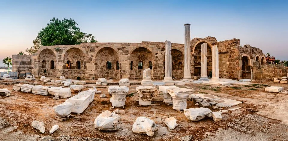 Ruins of the antic Side Stock Photos