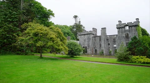 Ruins of Armadale Castle. Stock Footage 65292289