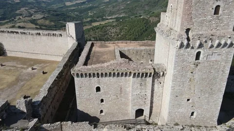 Ruins in Assisi Stock Footage 290239227