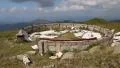 Ruins of an astronomical observatory in Carpathian Mountains, Ukraine HD Footage