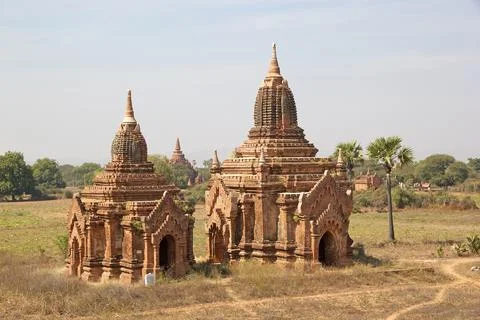 Ruins of Bagan, Myanmar Stock Photos