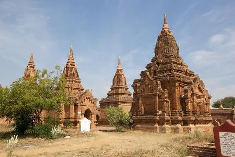 Ruins of Bagan, Myanmar Stock Photos