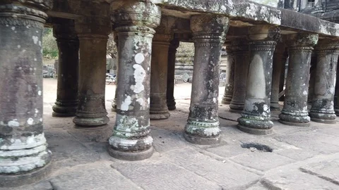 The ruins of the Bapuon temple. Stock Footage 106824873
