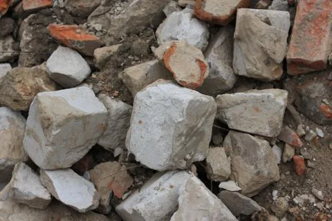 The ruins of the building Foto stock