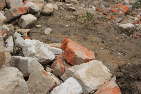 The ruins of the building Stock-Fotos