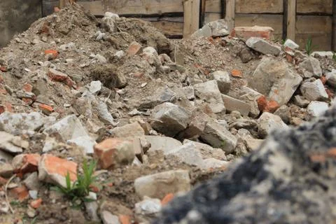 The ruins of the building Foto stock