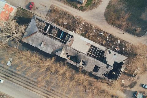 Ruins of the building. Stock Photos