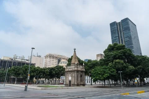 Ruins of Cais do Carmo Stock Photos