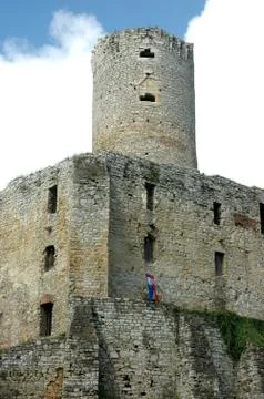 Ruins of castle Stock Photos