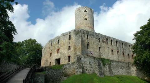 Ruins of castle Stock Photos