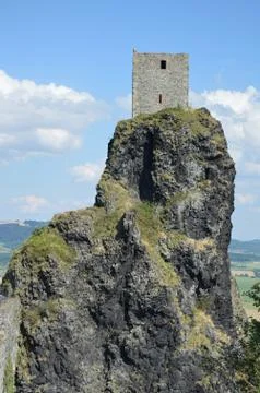 Ruins of the castle Stock Photos